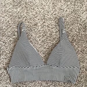 Striped Swimsuit Top